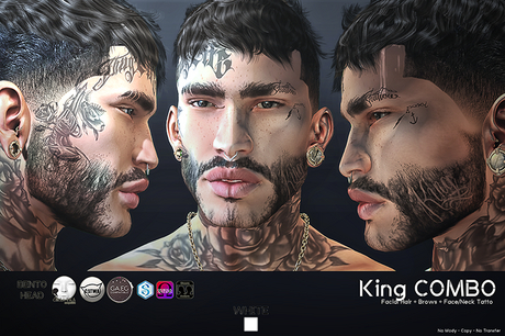 Second Life Marketplace - [Hipster Style] King COMBO WHITE